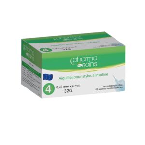 AUTOTRAIT. AIGUILLE STERI NON REUTILIS PR STYLO INJ B/100 4mm EXCELSANTE