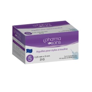 AUTOTRAIT. AIGUILLE STERI NON REUTILIS PR STYLO INJ B/100 5mm EXCELSANTE