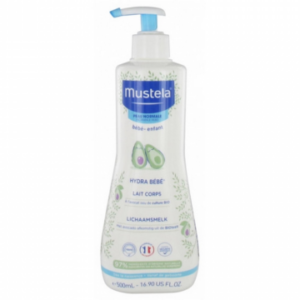 Hydra Bébé lait corps à l’avocat BIO Flacon Pompe 500ml